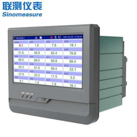 聯(lián)測儀表SIN-R8000A觸摸屏7英寸無紙記錄儀0.5S高速采集1-24路可選